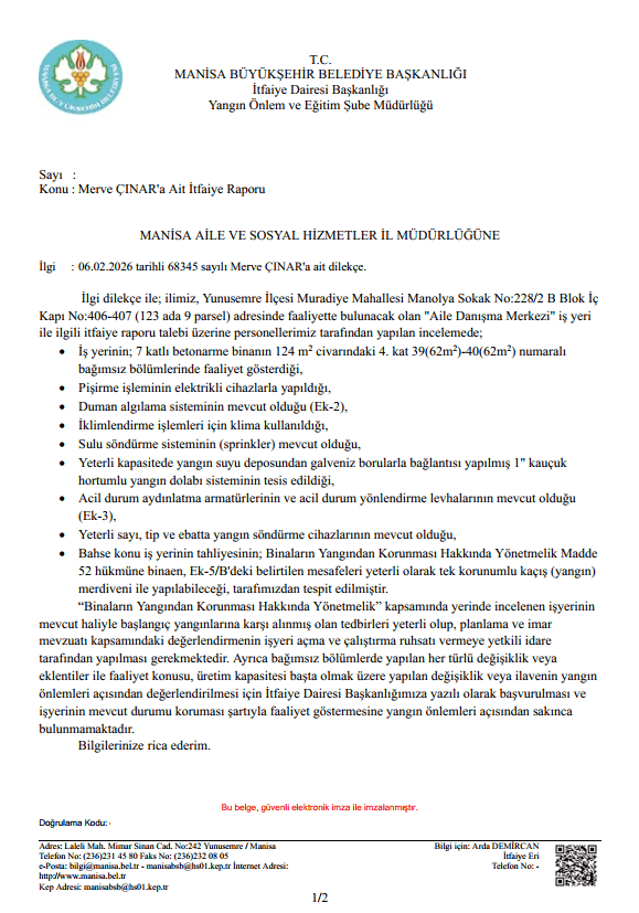 Manisa Psikolog - itfaiye